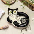 vide poches chat noir et blanc