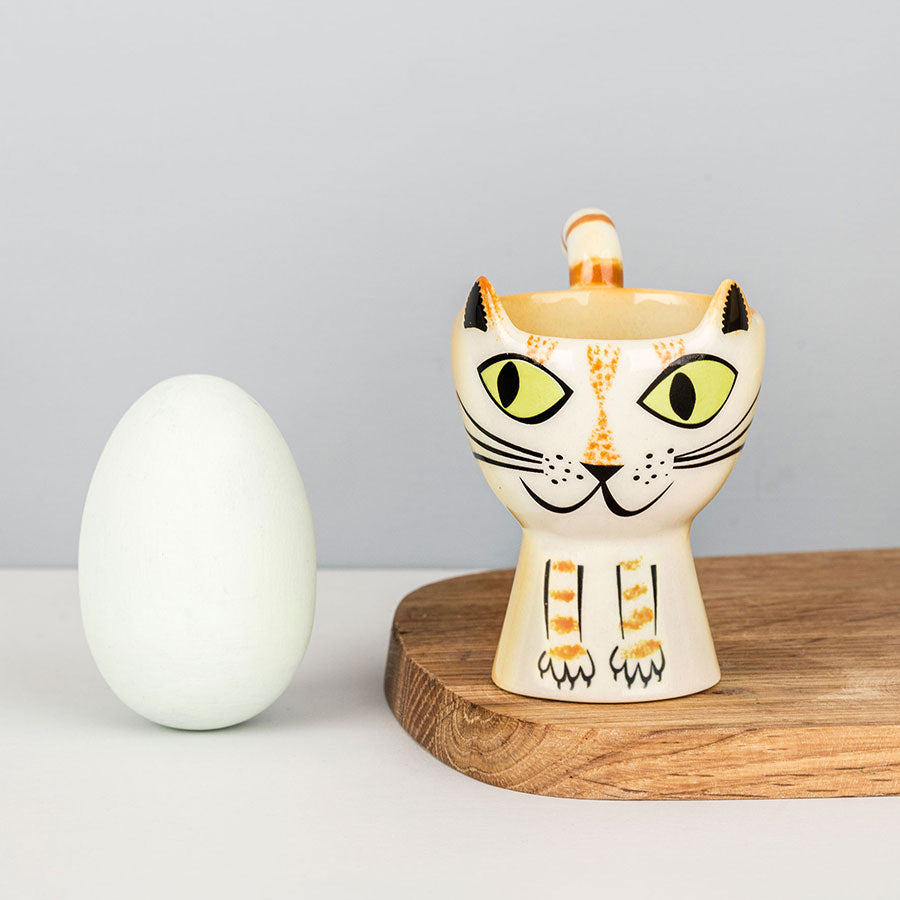 Coquetier Chat Roux
