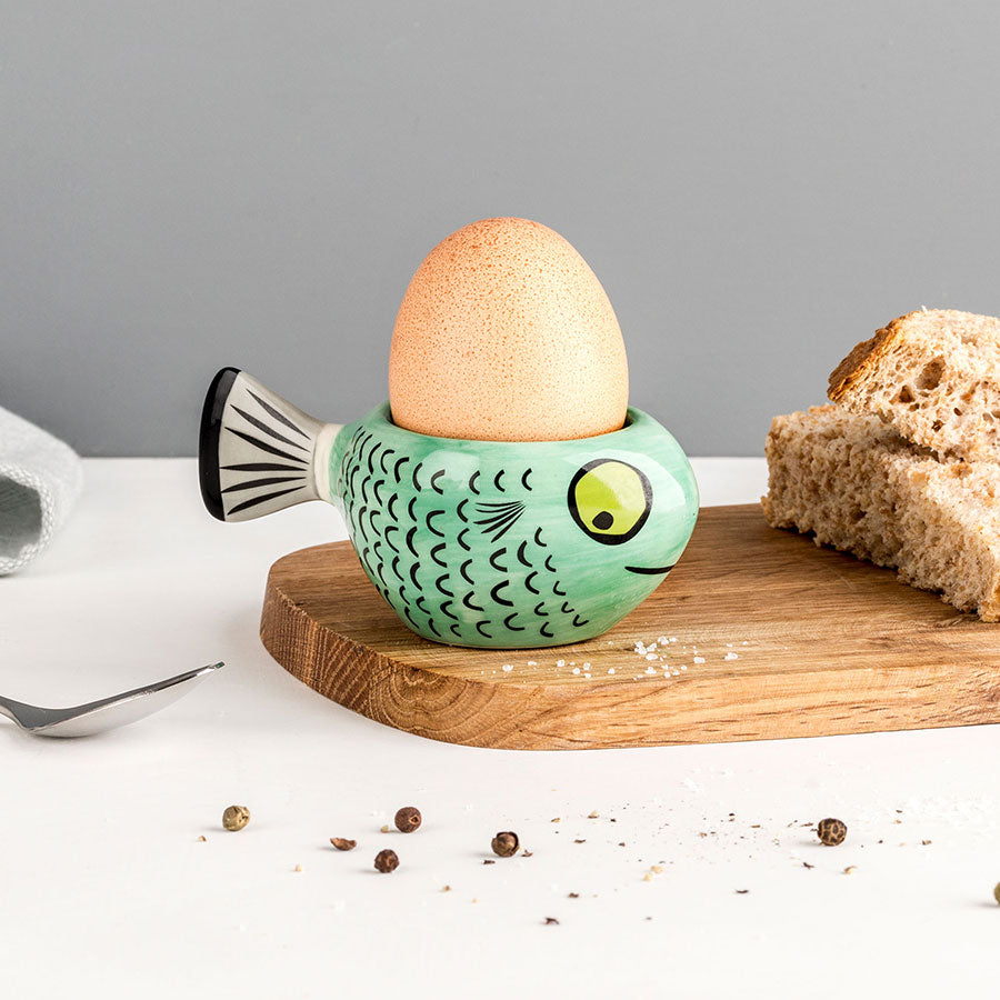 Coquetier Poisson Vert