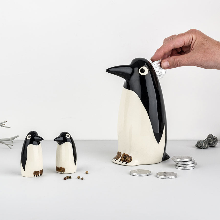 Tirelire Pingouin en Céramique